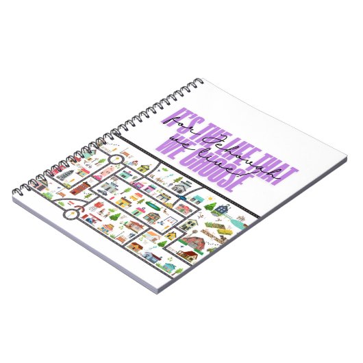 JW-Notebook "Town Territory" - Geschenk für Pionie Notizblock (Linke Seite)