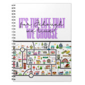 JW-Notebook "Town Territory" - Geschenk für Pionie Notizblock (Vorderseite)