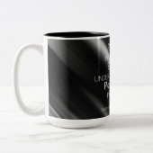 JW Personalisierte Taufe Keepake-Geschenk für Brüd Zweifarbige Tasse (Links)