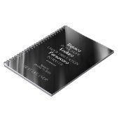 JW Personalisierte Taufe Keepake Geschenkpapier Notizblock (Linke Seite)