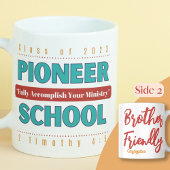 JW Personalizable Pioneer School 2023 & 2 Tim 4:5 Kaffeetasse