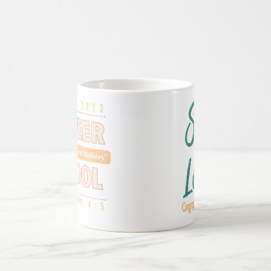 JW Personalizable Pioneer School 2023 & 2 Tim 4:5 Kaffeetasse (Mittel)