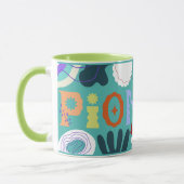 JW Pioneer Bright Wavy Blue Wrap rund um die Tasse (Links)