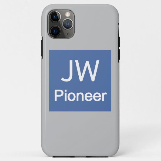 JW Pioneer Case-Mate iPhone Hülle (Rückseite)