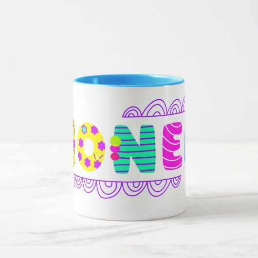 JW Pioneer Fun Bright Letters Wrap um Tasse (Zentrum)