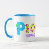 JW Pioneer Fun Bright Letters Wrap um Tasse (Links)