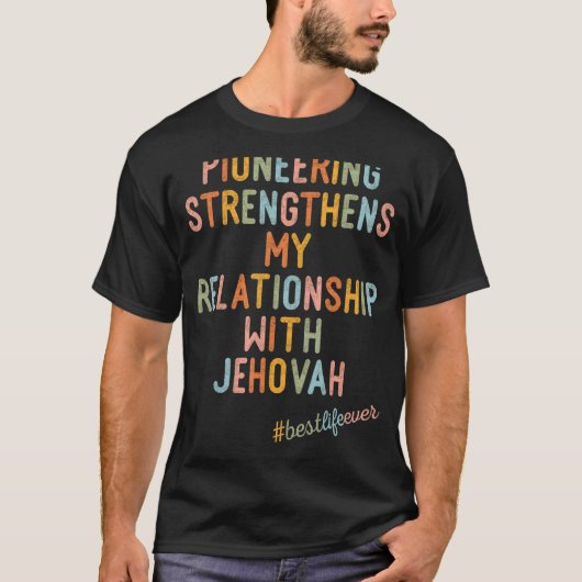 JW Pioneer Jehovah's Witnesses Pioneering JW Minis T-Shirt (Vorderseite)