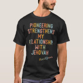 JW Pioneer Jehovas Zeugen Pioneering JW Minis T-Shirt (Vorderseite)