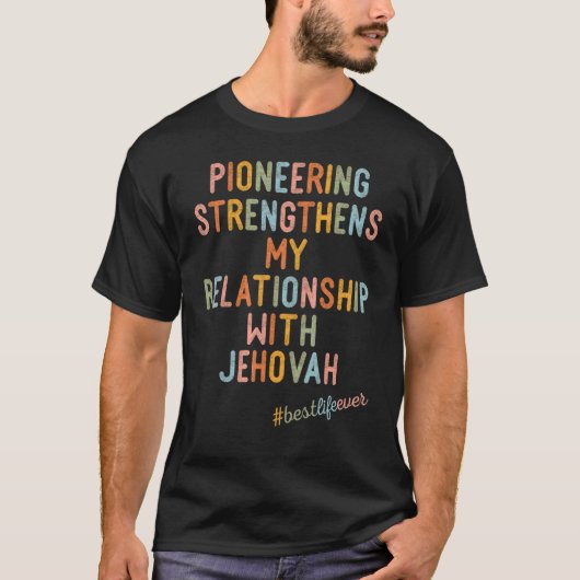JW Pioneer Jehovas Zeugen Pioneering JW Minis T-Shirt (Vorderseite)