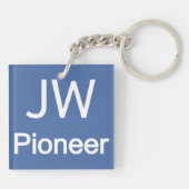 JW Pioneer Schlüsselanhänger (Rückseite)
