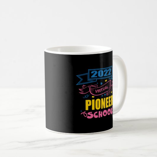 Jw Pioneer School 2022 Virtual School Regular Pion Kaffeetasse (VorderseiteRechts)