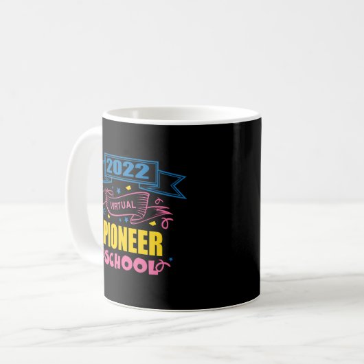 Jw Pioneer School 2022 Virtual School Regular Pion Kaffeetasse (Vorderseite Links)