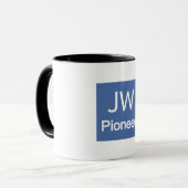 JW Pioneer Tasse (Vorderseite Links)