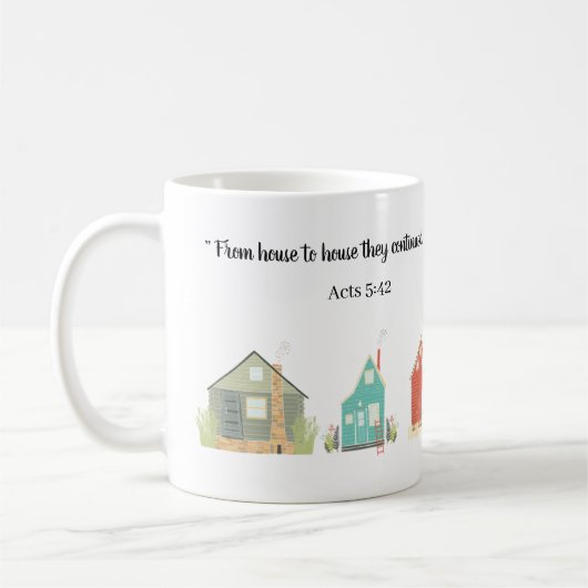 JW Pioniergeschenke Acts 5:42 personalisiert Kaffeetasse (Links)