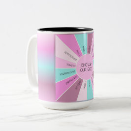 JW Qualitäten Unser Gott Jehovah Coffee Cup Zweifarbige Tasse