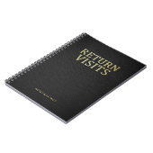 JW Return Visits Notes And Details Spiral Notizblock (Linke Seite)