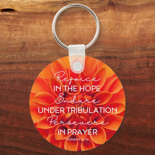 JW Schlüsselanhänger - Freuen Sie sich auf Endure (Rückseite)