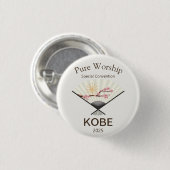 JW-Sonderkonvention 2025 Kobe Japan Button (Vorne & Hinten)
