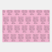 JW Spanisch 2025 Jahr Text Geschenkpapier Set (Vorderseite 3)