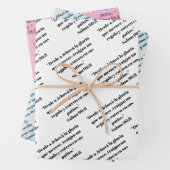 JW Spanisch 2025 Jahr Text Geschenkpapier Set (Beispiel)