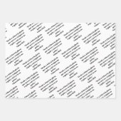 JW Spanisch 2025 Jahr Text Geschenkpapier Set (Vorderseite)