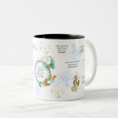 JW Spirituelle Affirmationen Kaffeezubereitung Tas Zweifarbige Tasse (VorderseiteRechts)