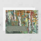 JW Sympathy Card - Birch Trees - Isa 40:29 (Vorne/Hinten)