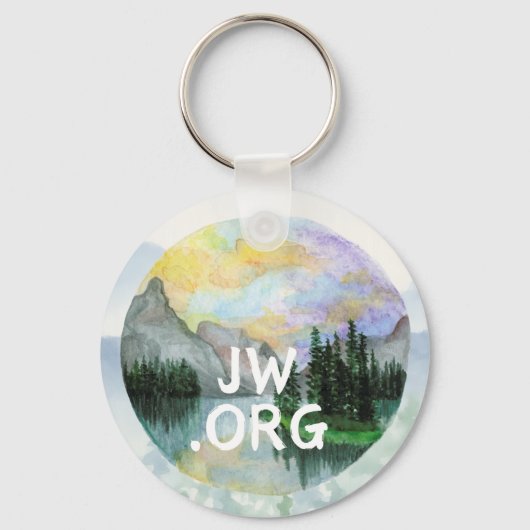 JW Taufe Geschenk Keepake Schlüsselanhänger für ih (Rückseite)