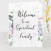 JW Taufe gibt Grußkarte Karte (Gelbe Blume)