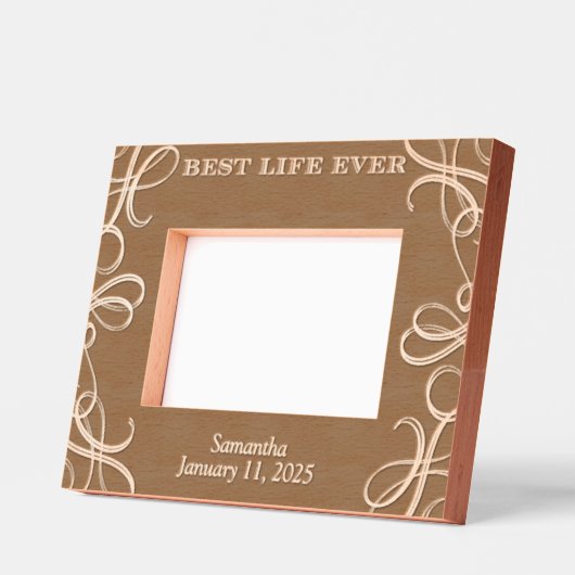 JW Taufe Keepake Geschenk - Personalisiert! Geätzte Rahmen (Links)