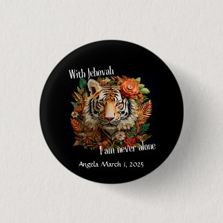 JW Taufe Keepake Gift - Personalisiertes Button- S Button
