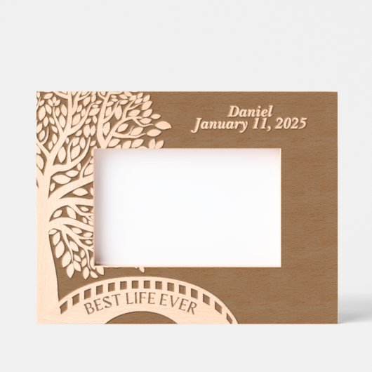 JW Taufe Personalisiert Keepake Geschenk Geätzte Rahmen (Vorderseite)