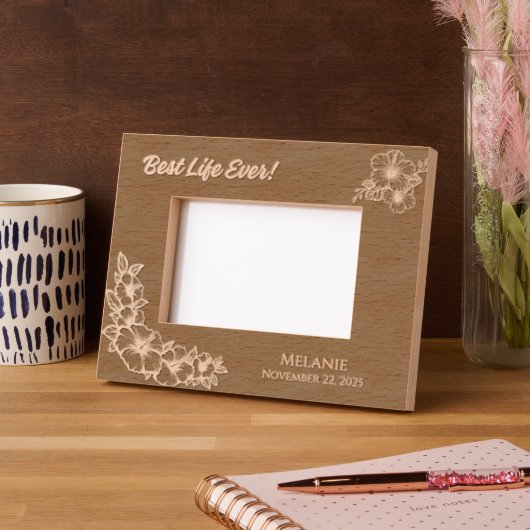 JW Taufen Geschenk oder Keepake für Schwestern! Geätzte Rahmen (Links)