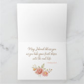 JW Taufereien - Rote Blume Grußkarte Karte (Innenseite)