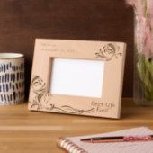 JW-Taufgeld oder Keepake -Ozeanwellen Geätzte Rahmen (Links)