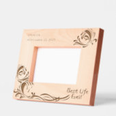 JW-Taufgeld oder Keepake -Ozeanwellen Geätzte Rahmen (Links)