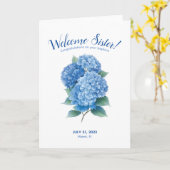 JW Taufkarte, Geschenk für Schwestern | JW Gruß Karte (Gelbe Blume)