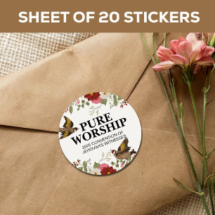 JW-Umschlag für das reine Vermächtnis 2025 Runder Aufkleber