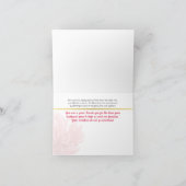 JW Vielen Dank für die Ehefrau Älterer oder Circui Dankeskarte (Innenseite)