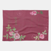 JW year text customize with calendar  Geschirrtuch (Horizontal)