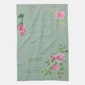 JW year text customize with calendar  Geschirrtuch (Vertikal)