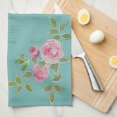 JW year text customize with calendar  Geschirrtuch (Viertel Falte)