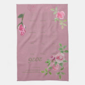 JW year text customize with calendar  Geschirrtuch (Vertikal)