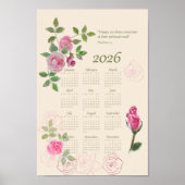 JW year text Matthew 5:3 calendar customizable Poster (Vorne)