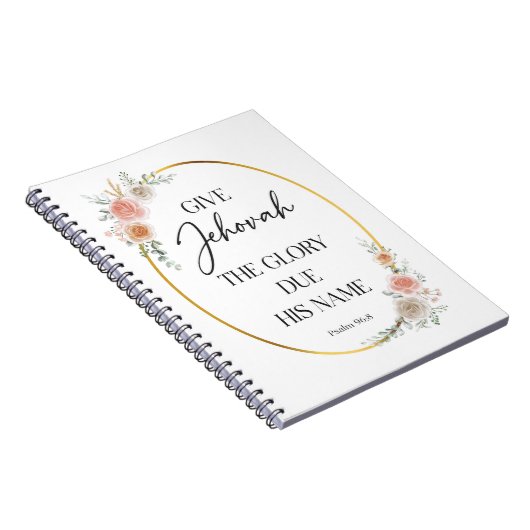 JW Year Text Spiral Notebook Notizblock (Rechte Seite)