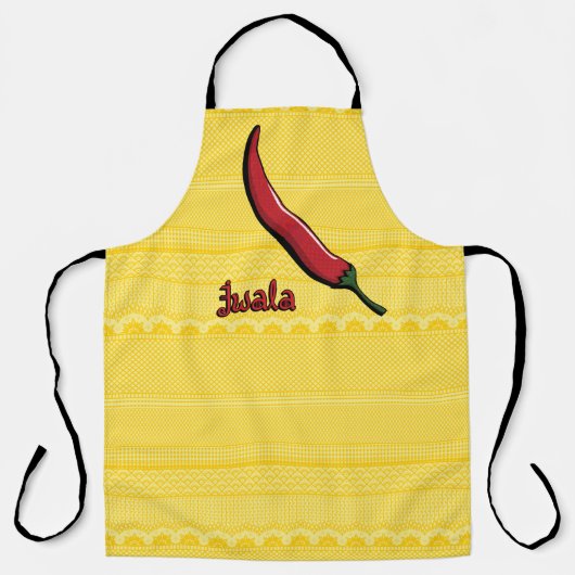 Jwala Chili Pepper All-over Print-Schürze Schürze (Vorderseite)