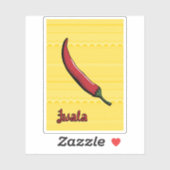 Jwala Chili Pepper Aufkleber (Blatt)
