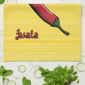 Jwala Chili Pepper Kitchtuch Geschirrtuch (Gefaltet)
