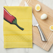Jwala Chili Pepper Kitchtuch Geschirrtuch (Viertel Falte)