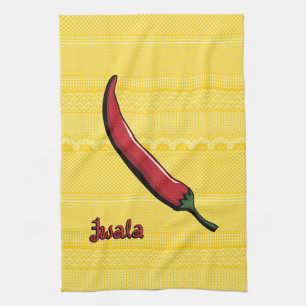 Jwala Chili Pepper Kitchtuch Geschirrtuch